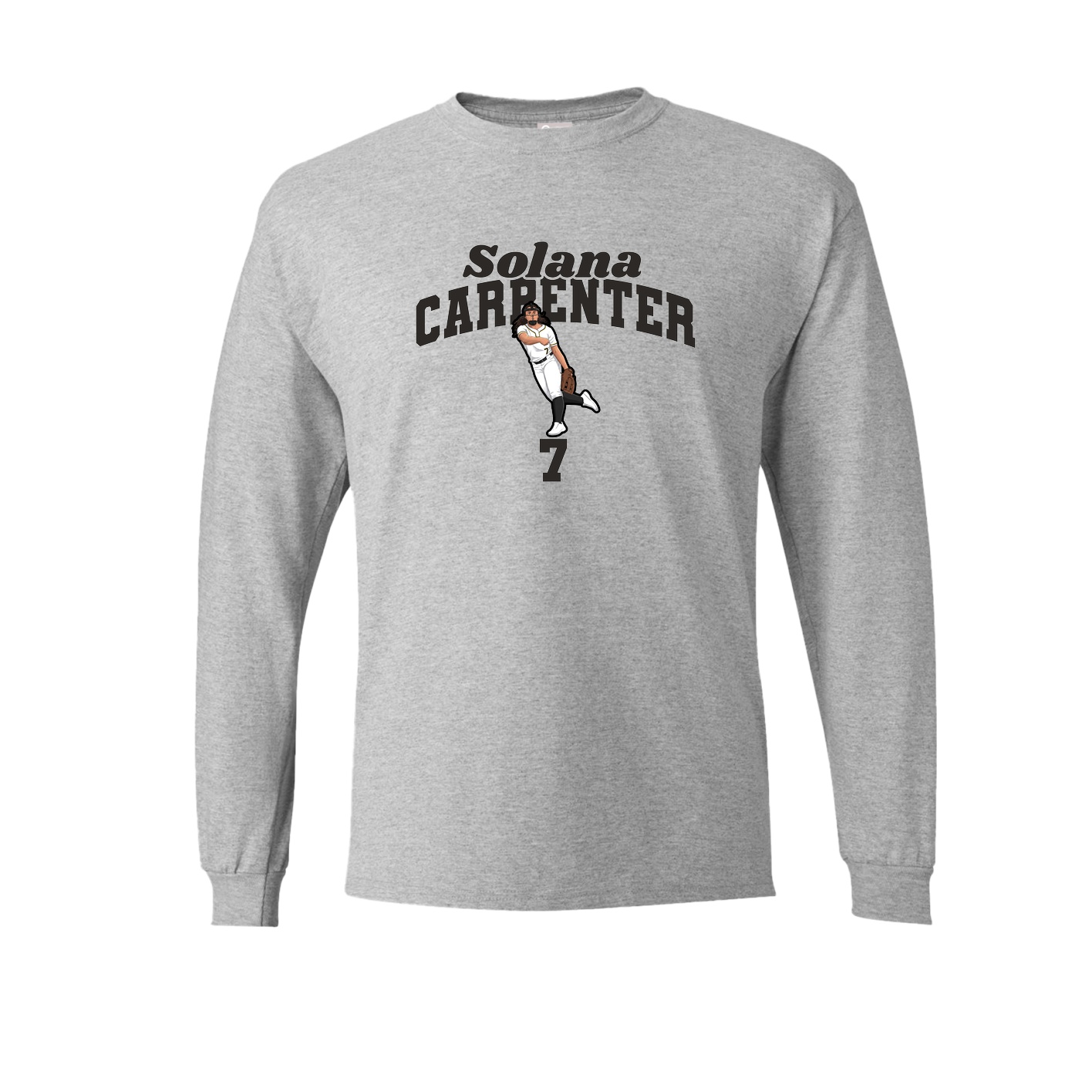 Long Sleeve Tee — Signature Arch in Grey