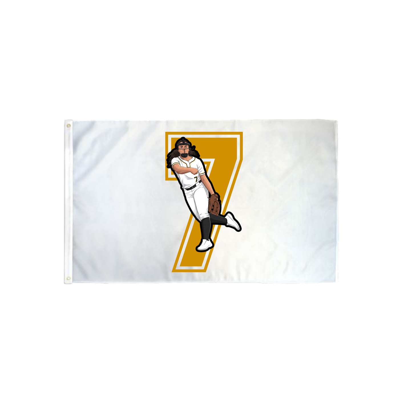 3x5 Flag — Number in Classic