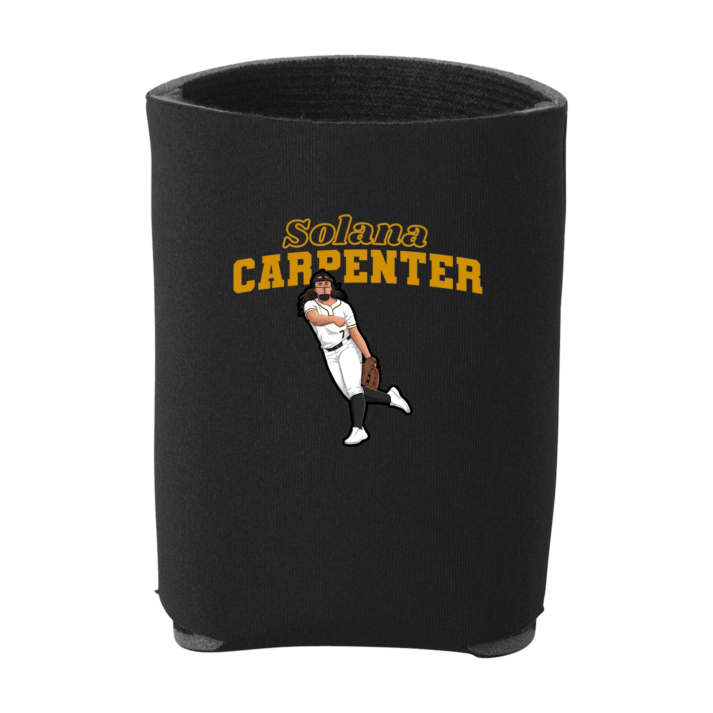 Can Holder — Name Arch in Black
