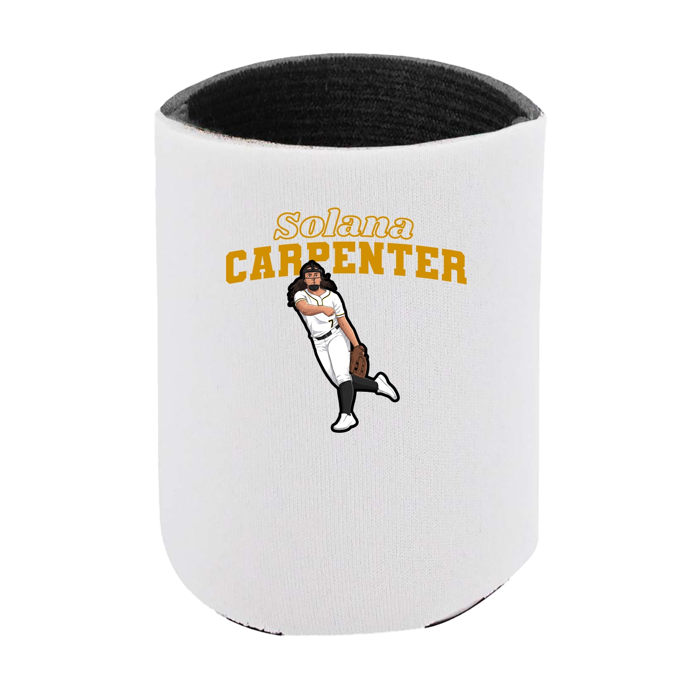 Can Holder — Name Arch in White