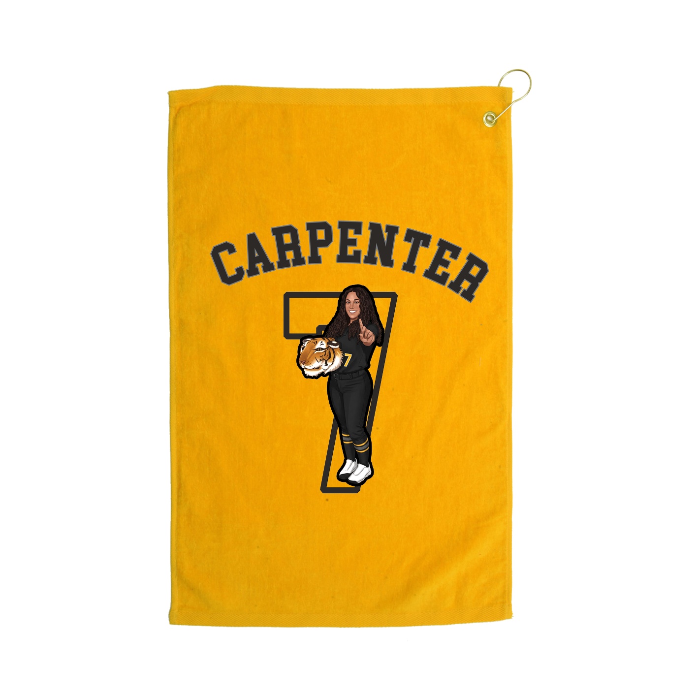 Golf Towel — Shirsey Arch in Gold