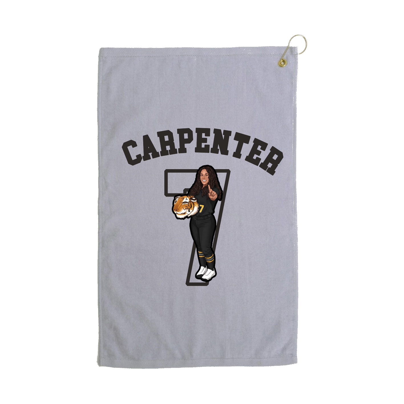 Golf Towel — Shirsey Arch in Grey