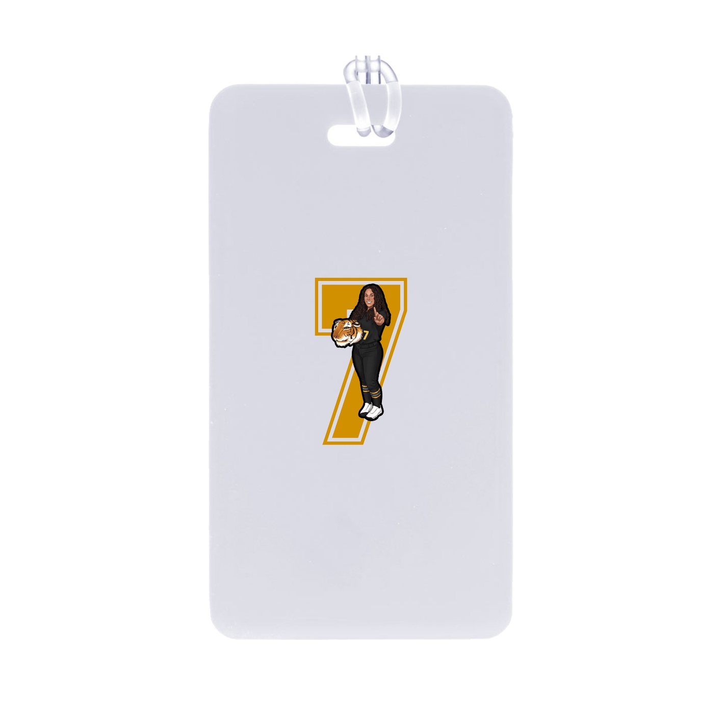 Bag Tag — Number in Classic