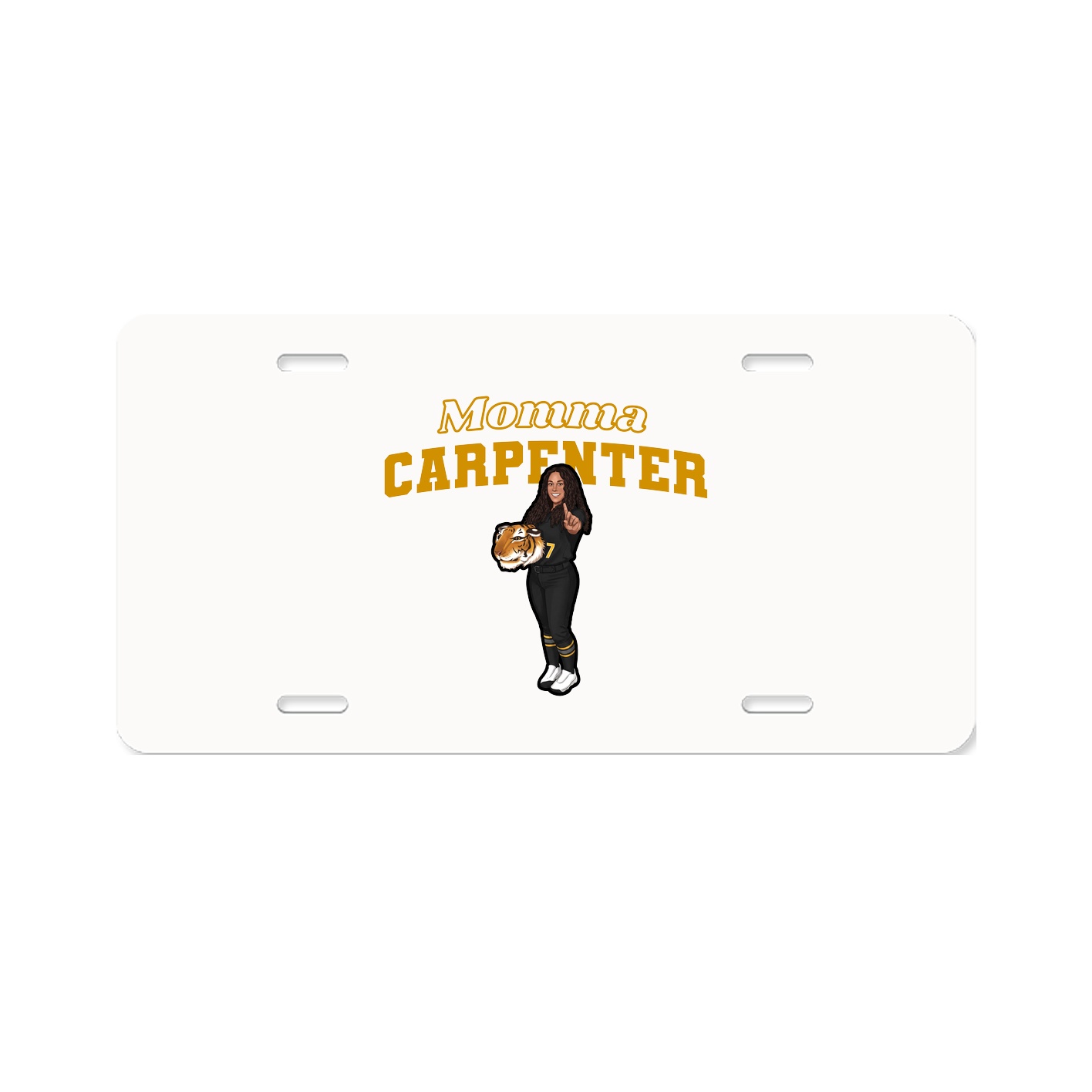 License Plate — Mothers Day Block in Classic