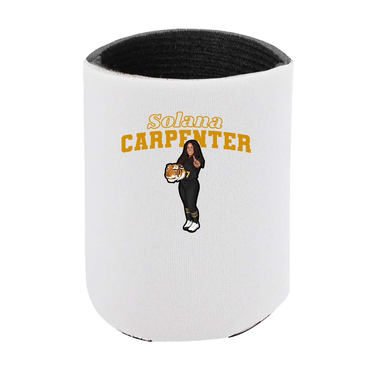 Can Holder — Name Arch in White