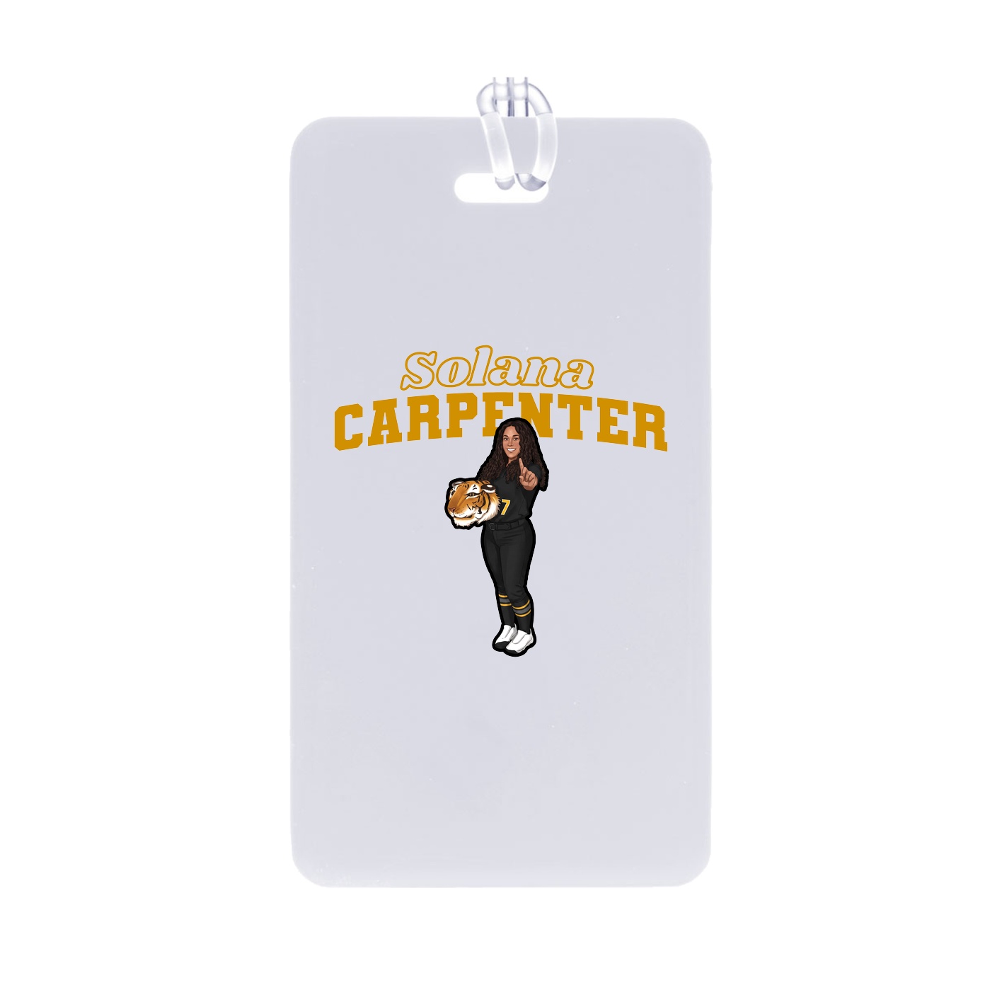Bag Tag — Name Arch in Classic