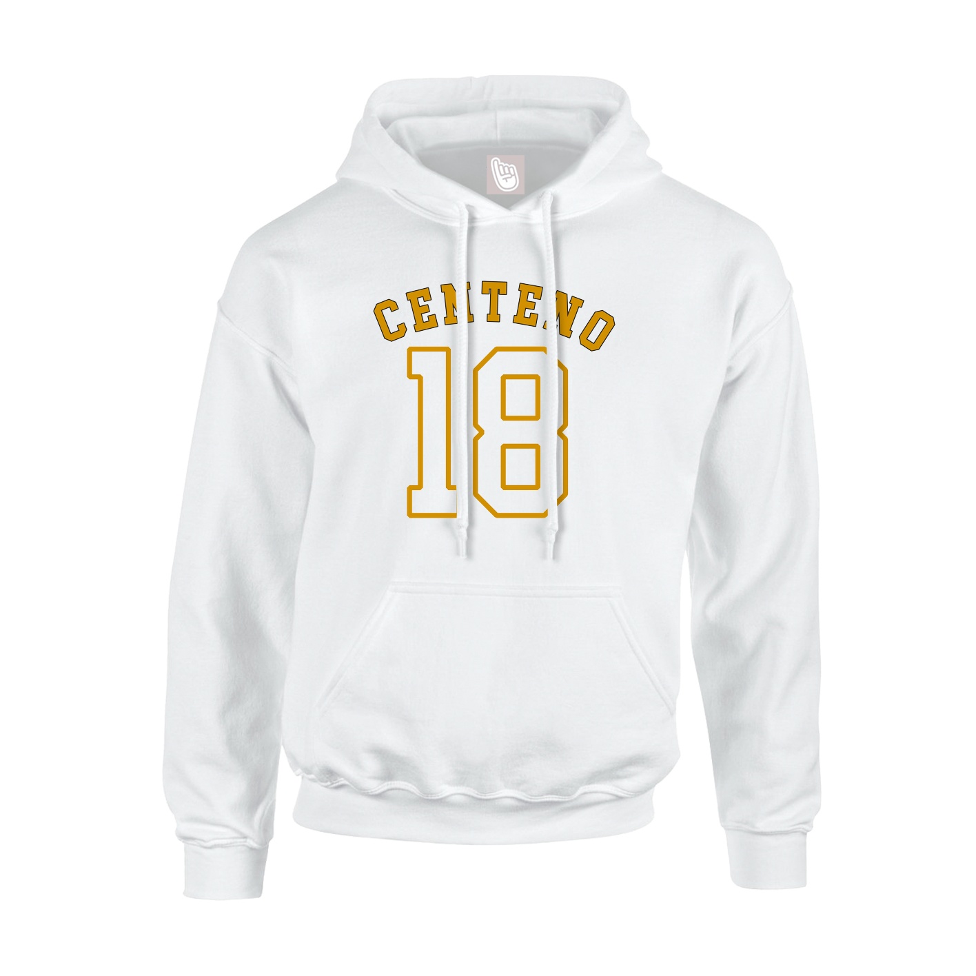 Hoodie — Shirsey Arch in White