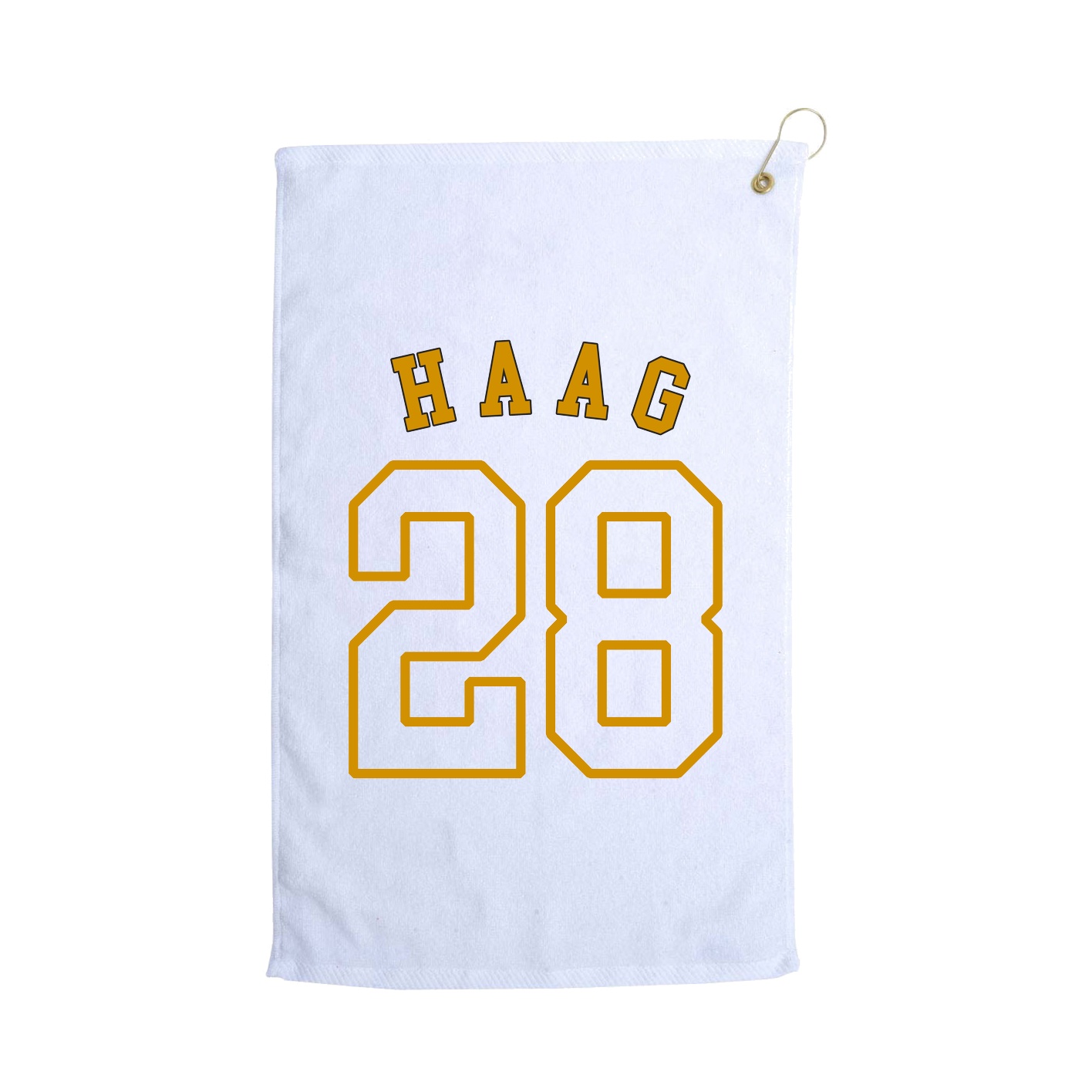 Golf Towel — Shirsey Arch in White