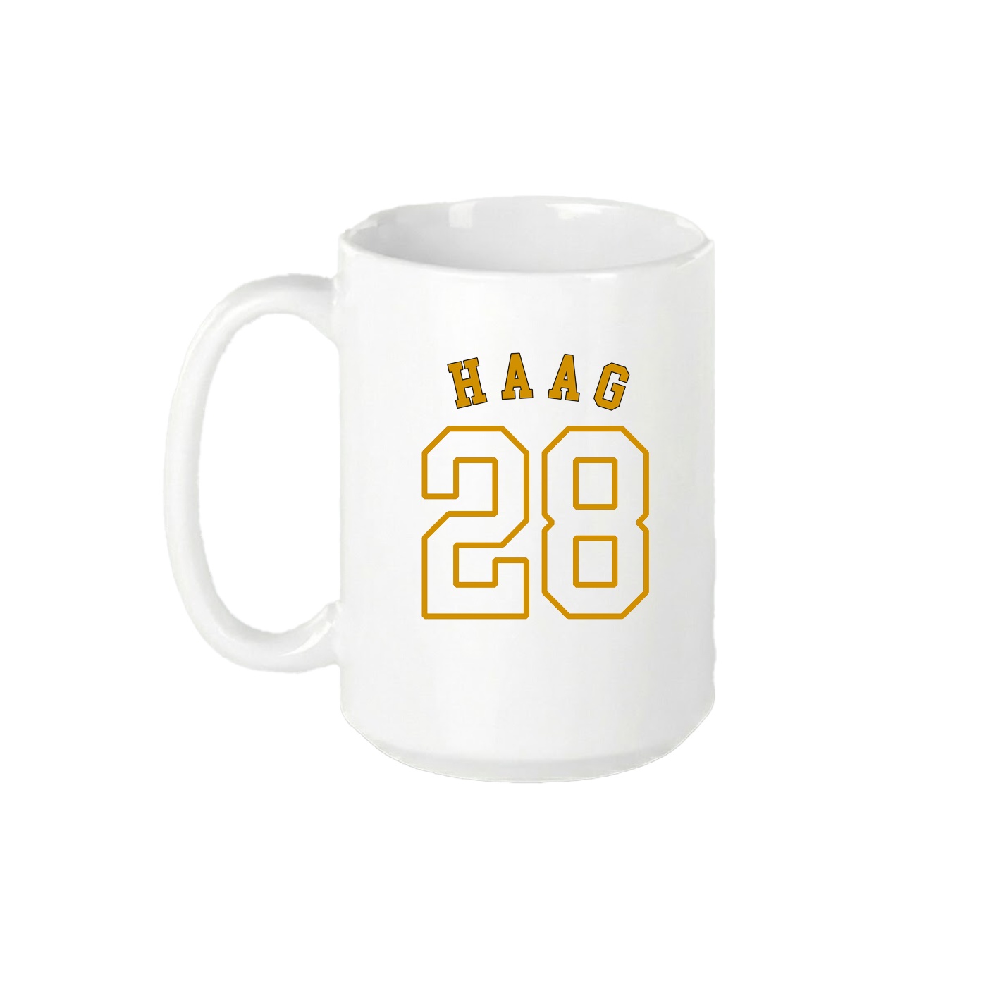 15oz Coffee Mug — Shirsey Arch in White