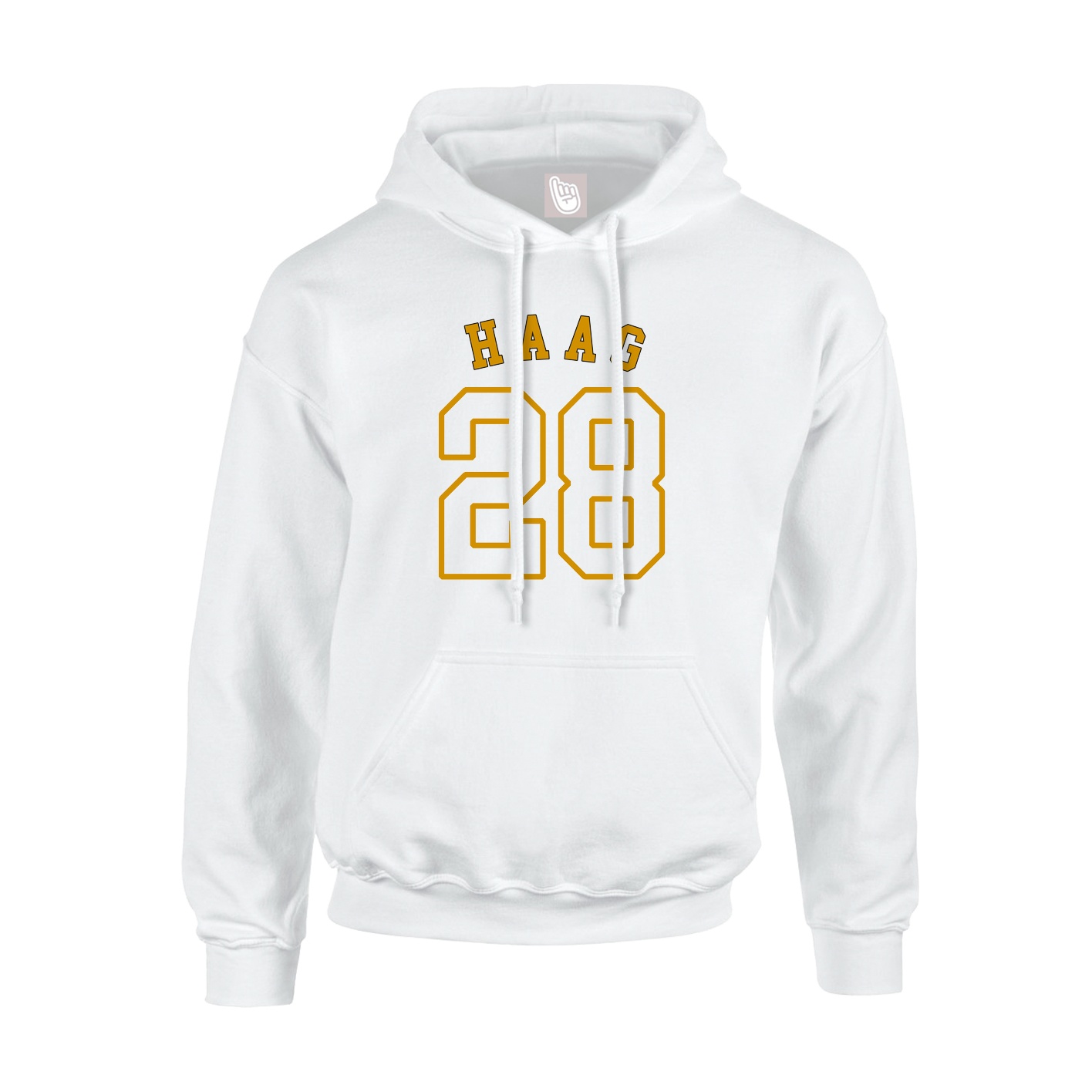 Hoodie — Shirsey Arch in White