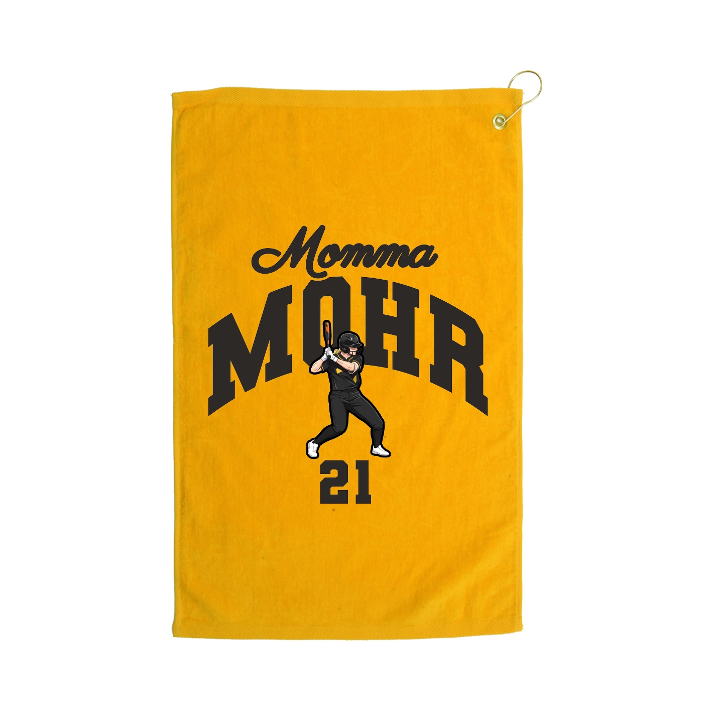 Golf Towel — Mothers Day Arch in Gold