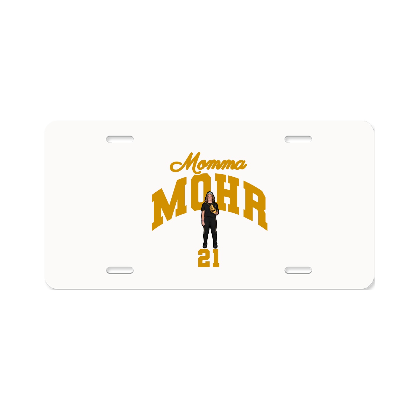 License Plate — Mothers Day Arch in Classic