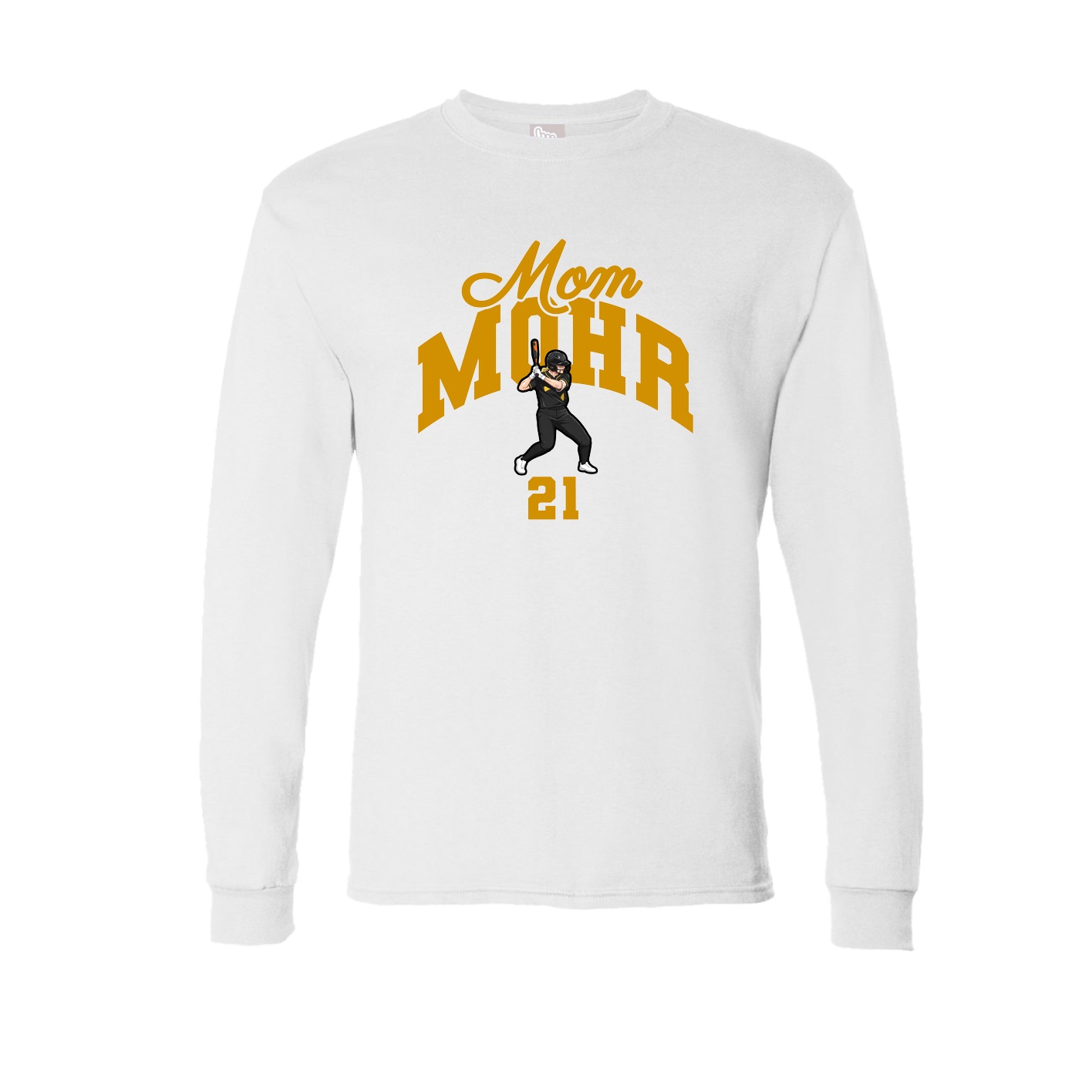 Long Sleeve Tee — Mothers Day Arch in White