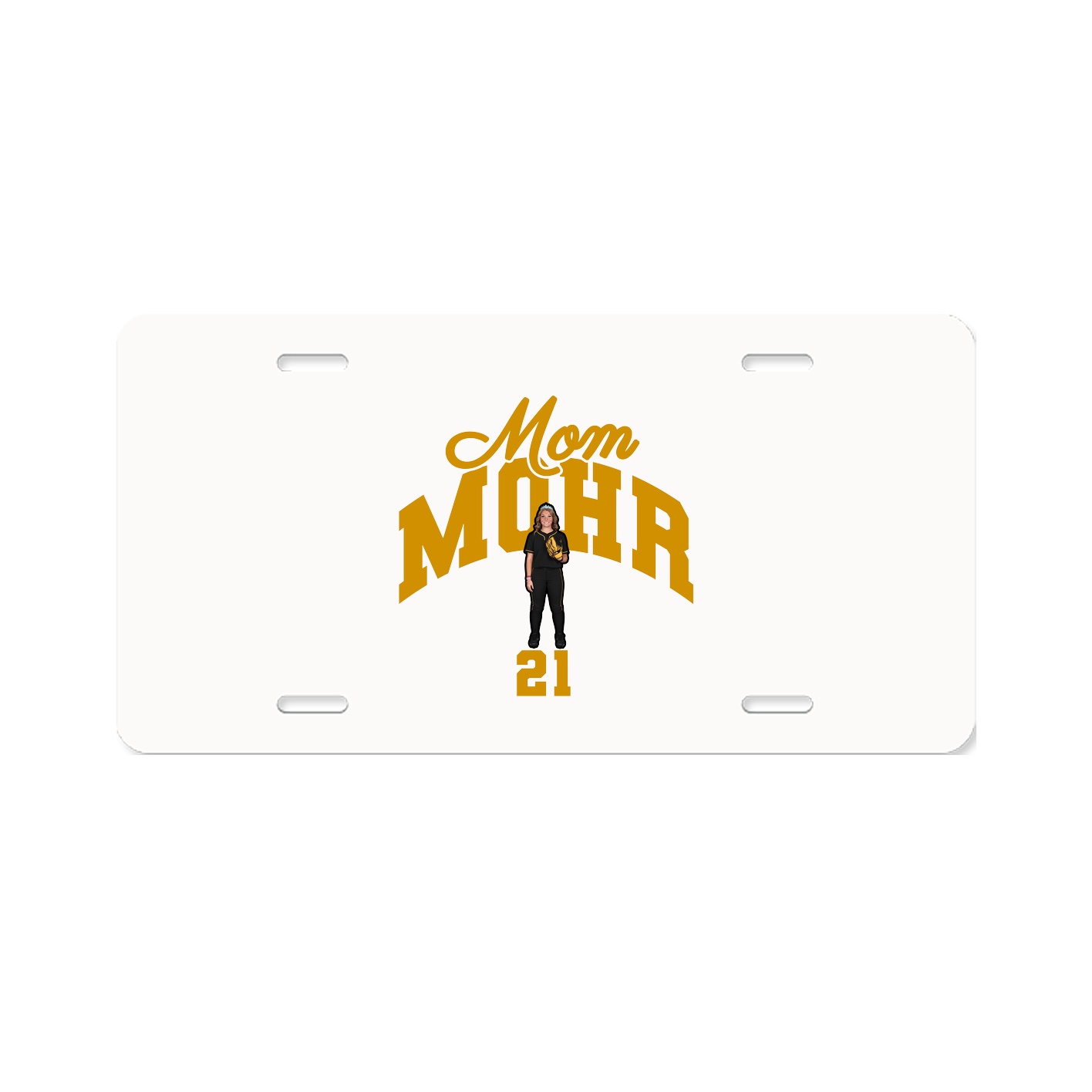 License Plate — Mothers Day Arch in Classic