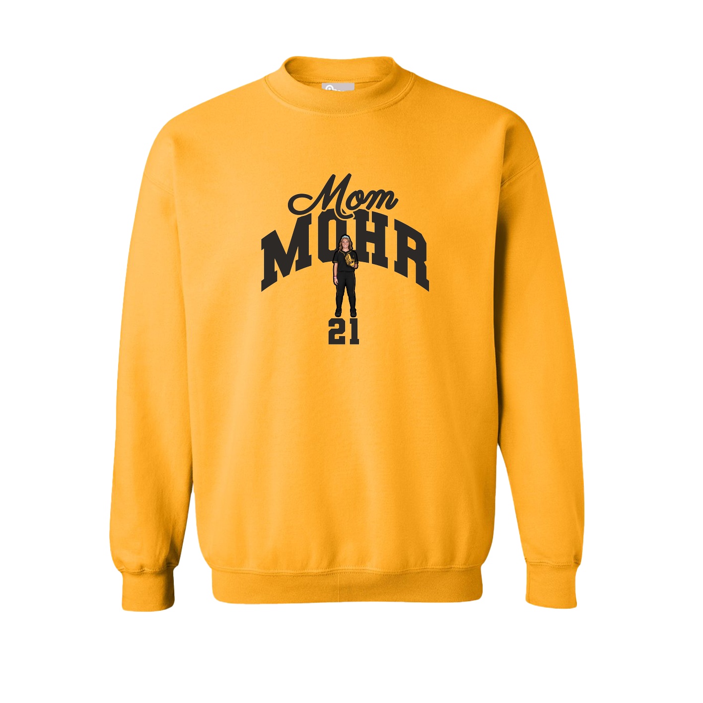 Fleece Crew — Mothers Day Arch in Gold