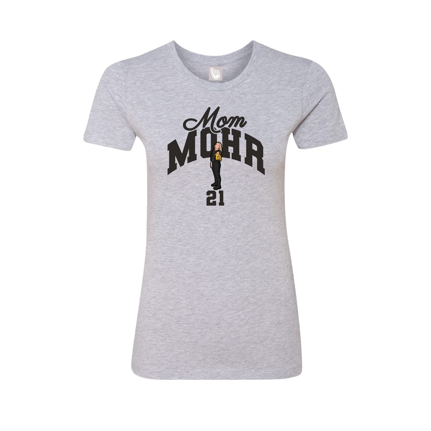 Womens Tee — Mothers Day Arch in Grey
