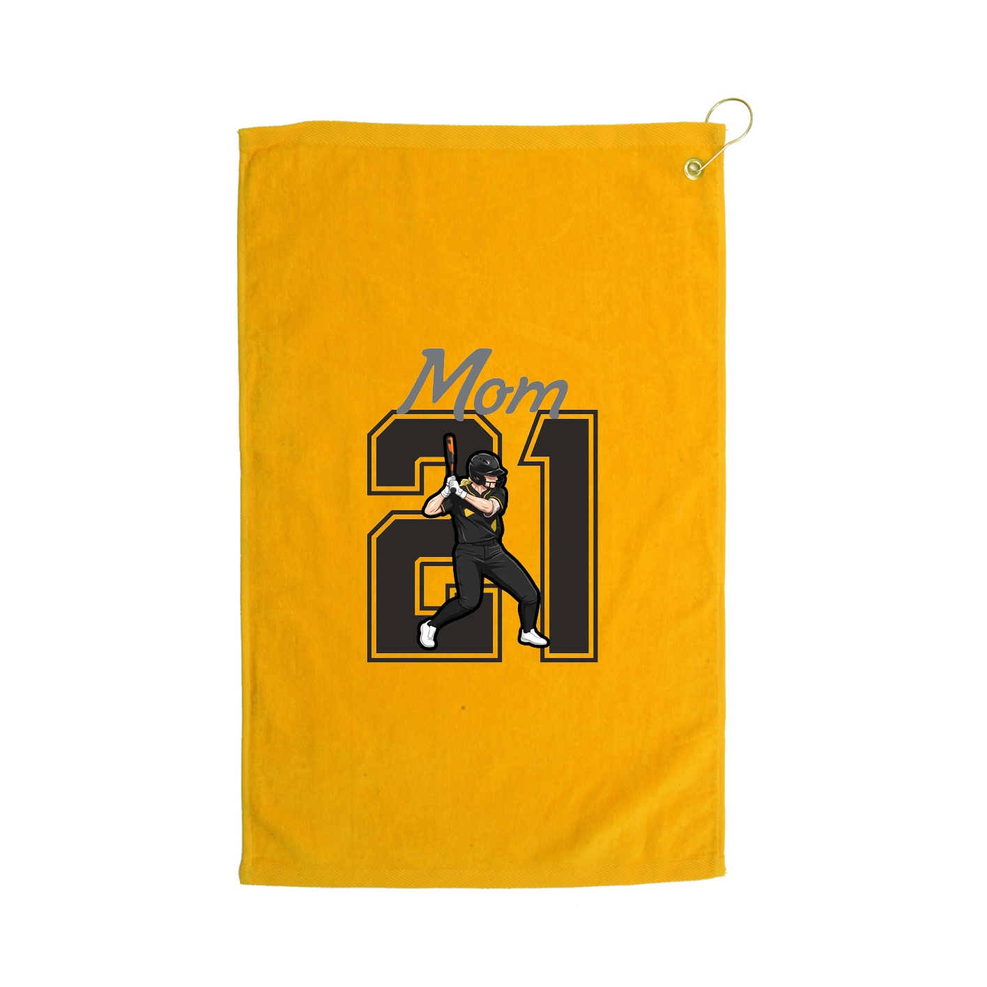 Golf Towel — Mothers Day Shirsey in Gold
