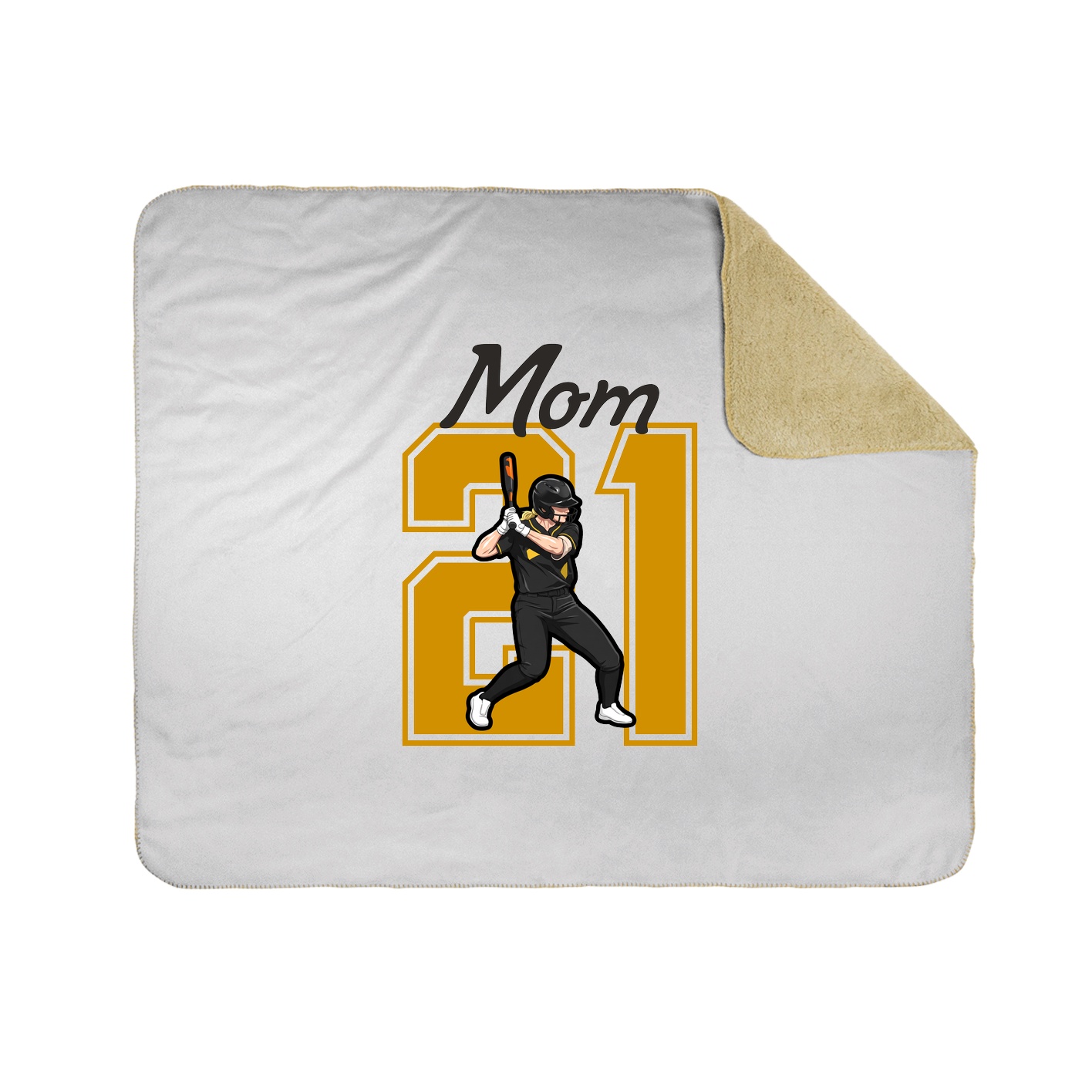 Throw Blanket — Mothers Day Shirsey in White