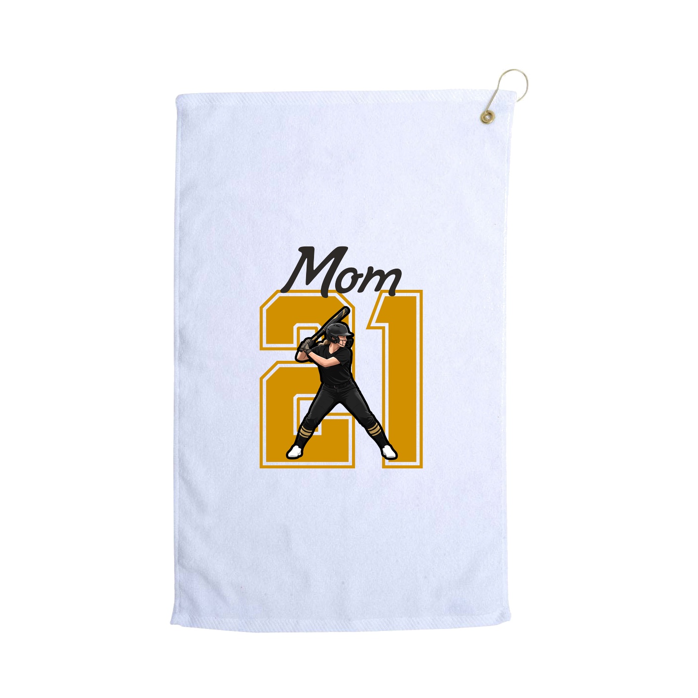 Golf Towel — Mothers Day Shirsey in White