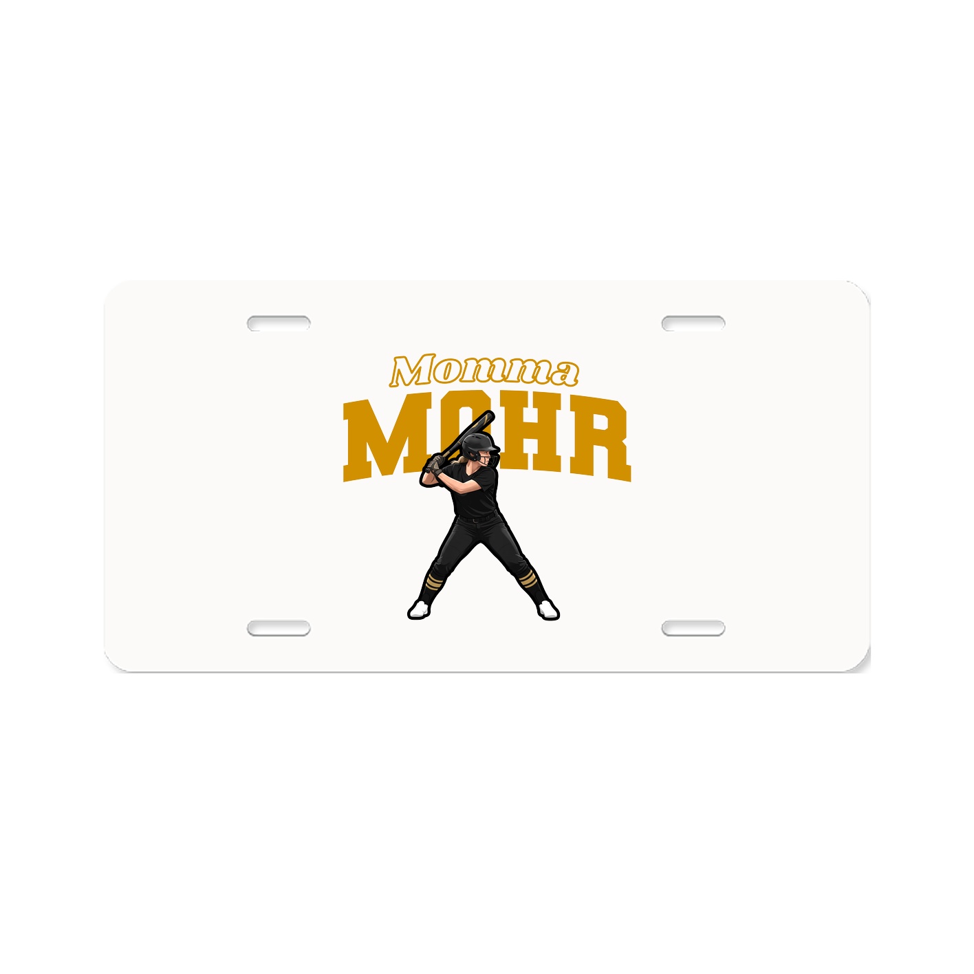 License Plate — Mothers Day Block in Classic