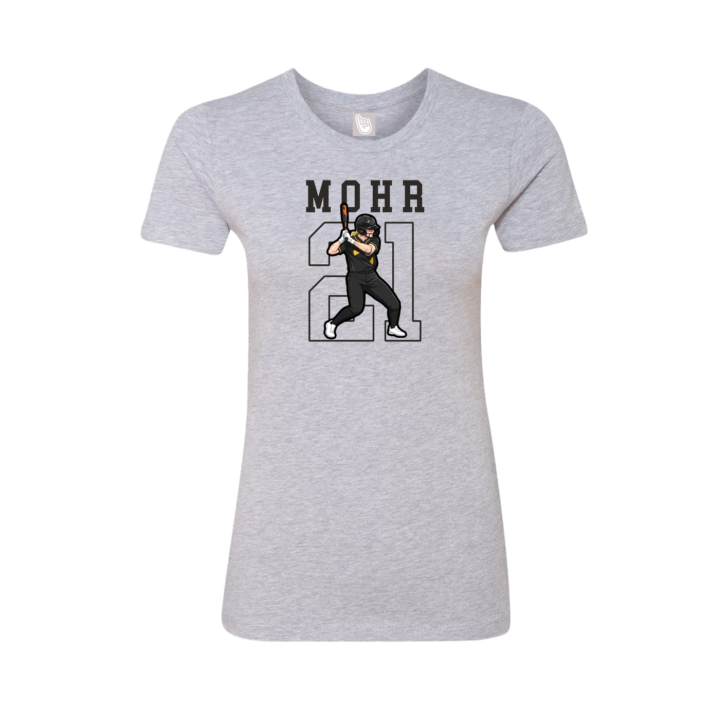 Fitted Women's Tee — Shirsey in Grey