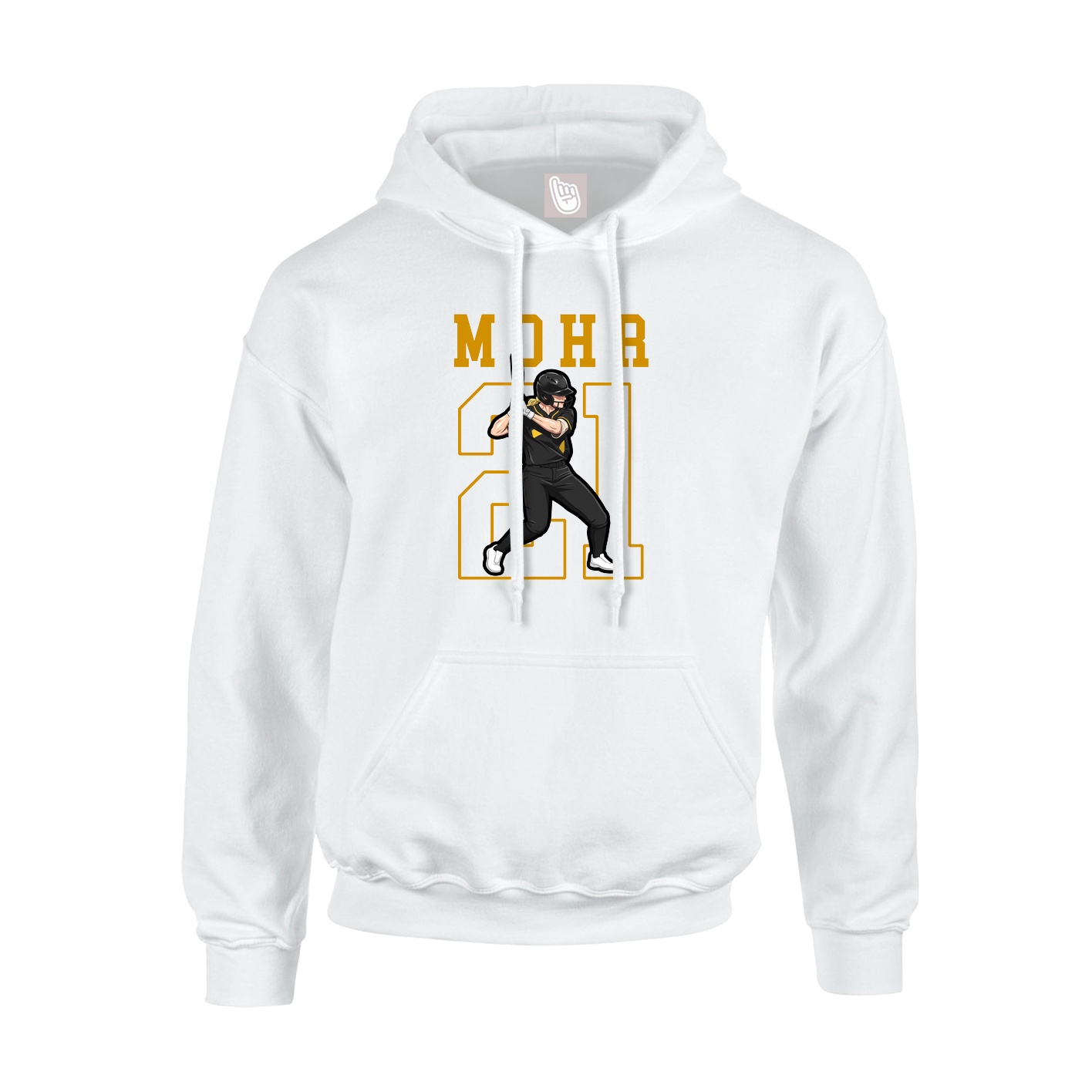 Hoodie — Shirsey in White