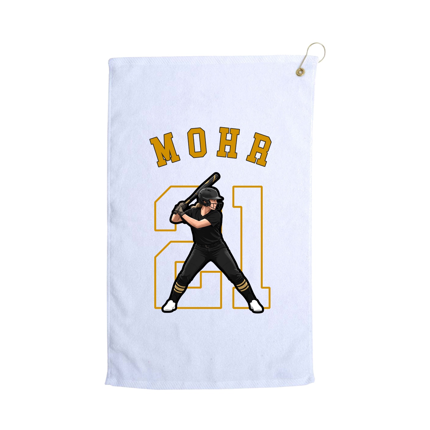Golf Towel — Shirsey Arch in White