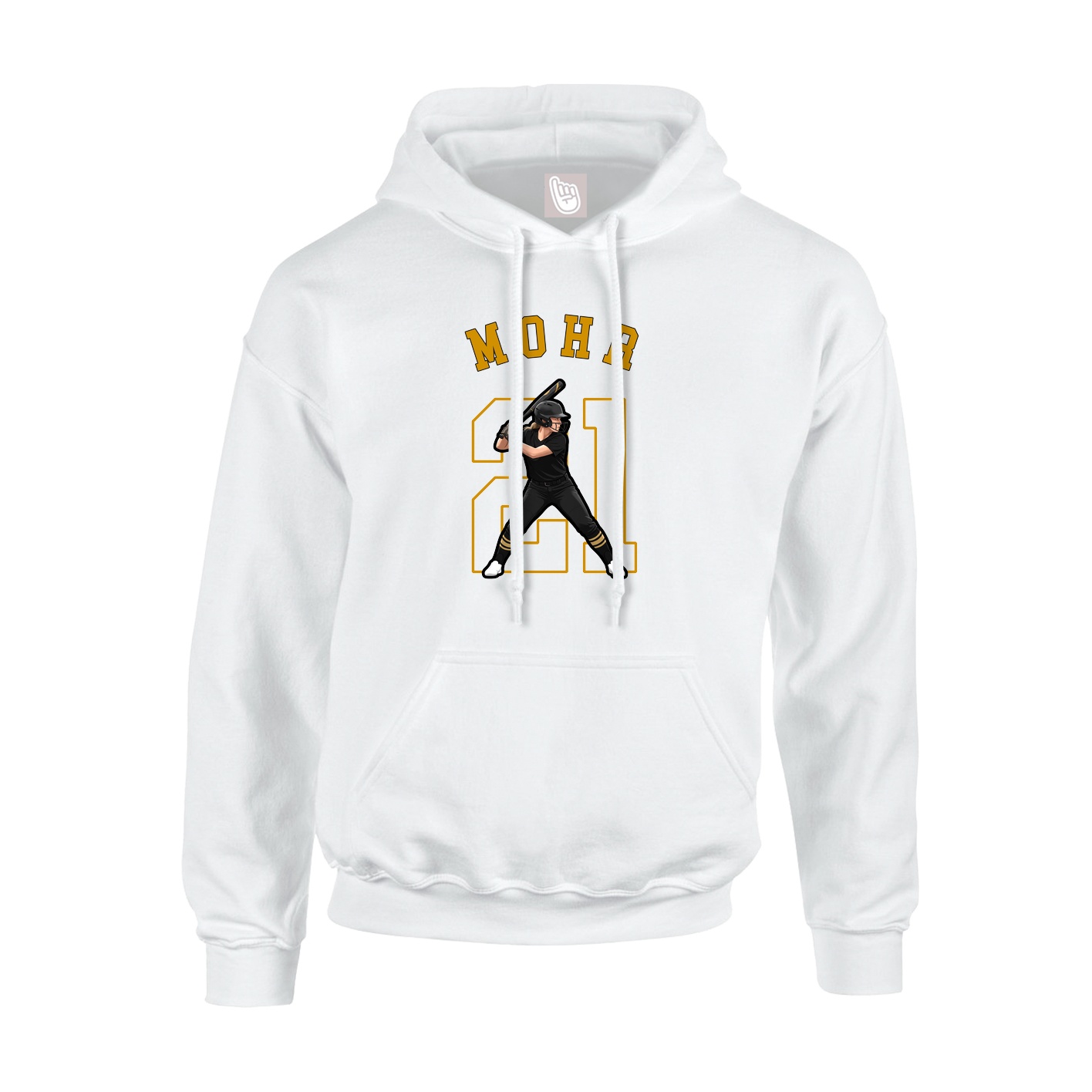 Hoodie — Shirsey Arch in White