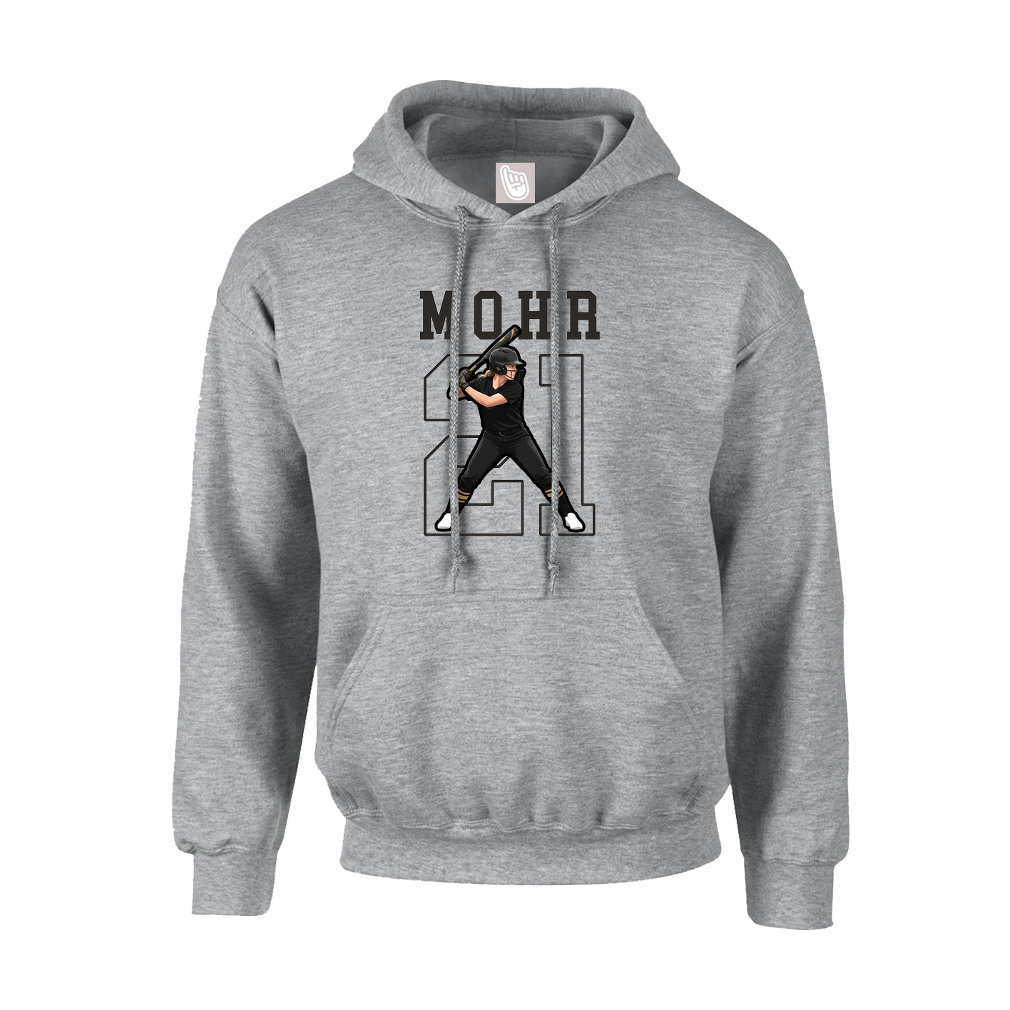 Hoodie — Shirsey in Grey