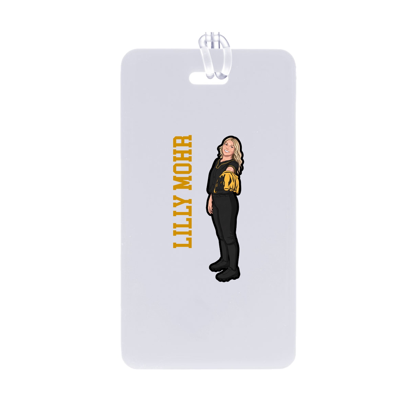 Bag Tag — Name Vertical in Classic