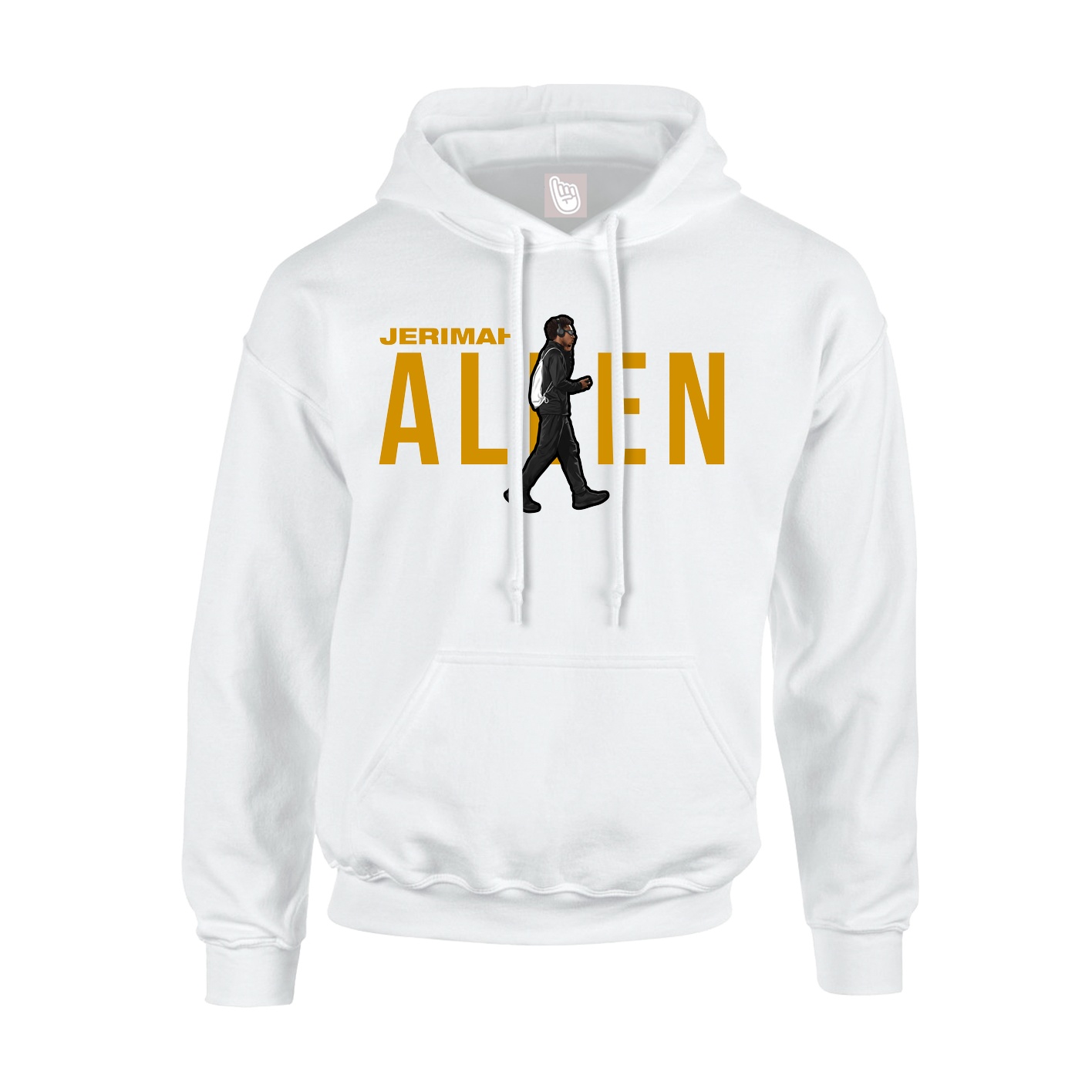 Hoodie — Player Name in White