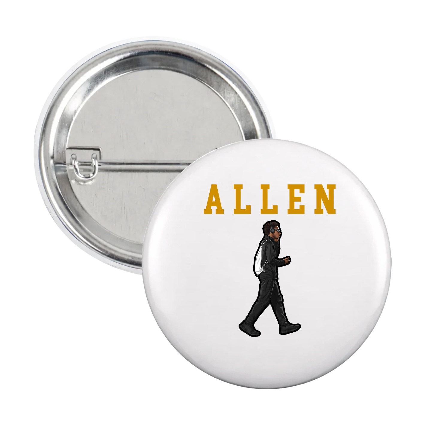 Game Day Button — Shirsey in White