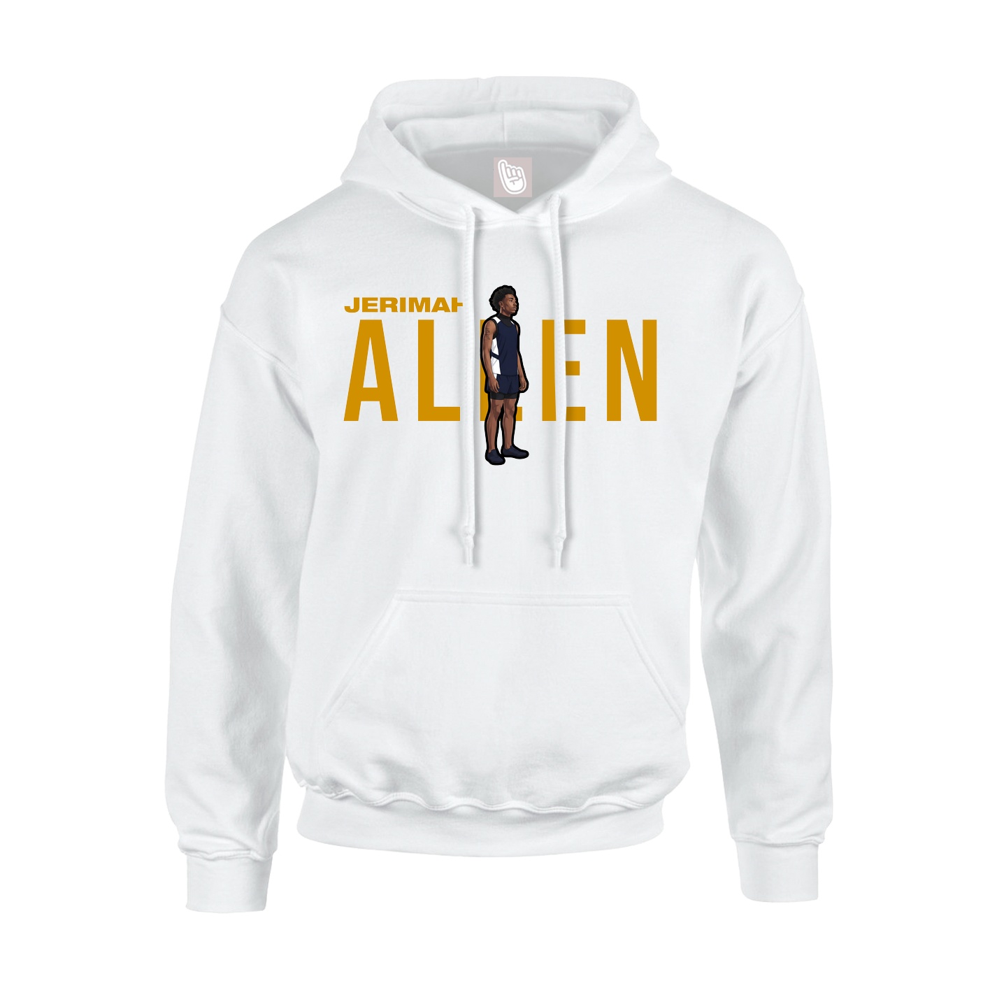 Hoodie — Player Name in White