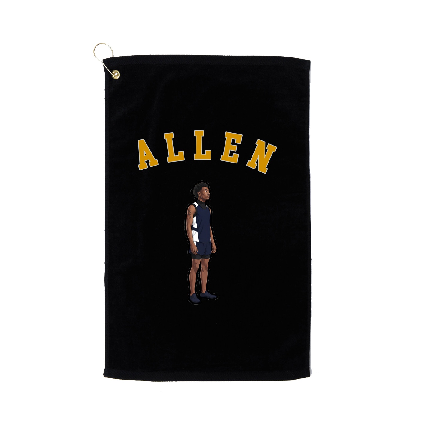 Golf Towel — Shirsey Arch in Black