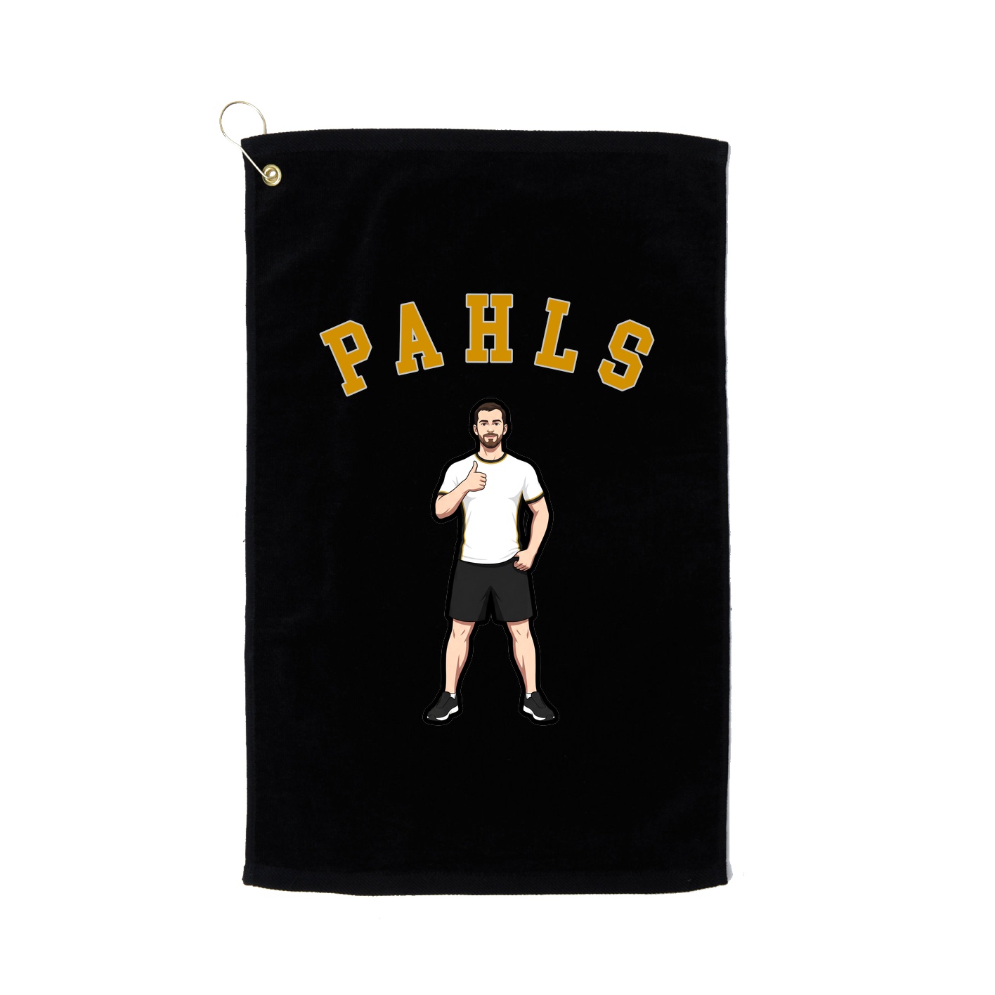 Golf Towel — Shirsey Arch in Black