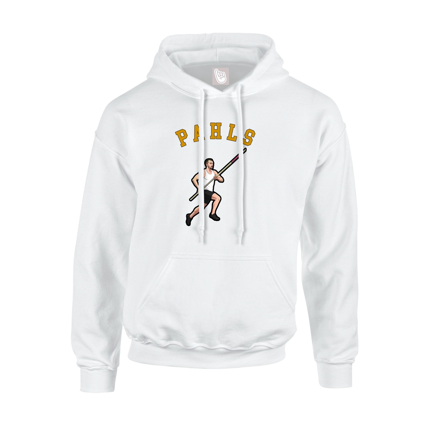 Youth Hoodie — Shirsey Arch in White