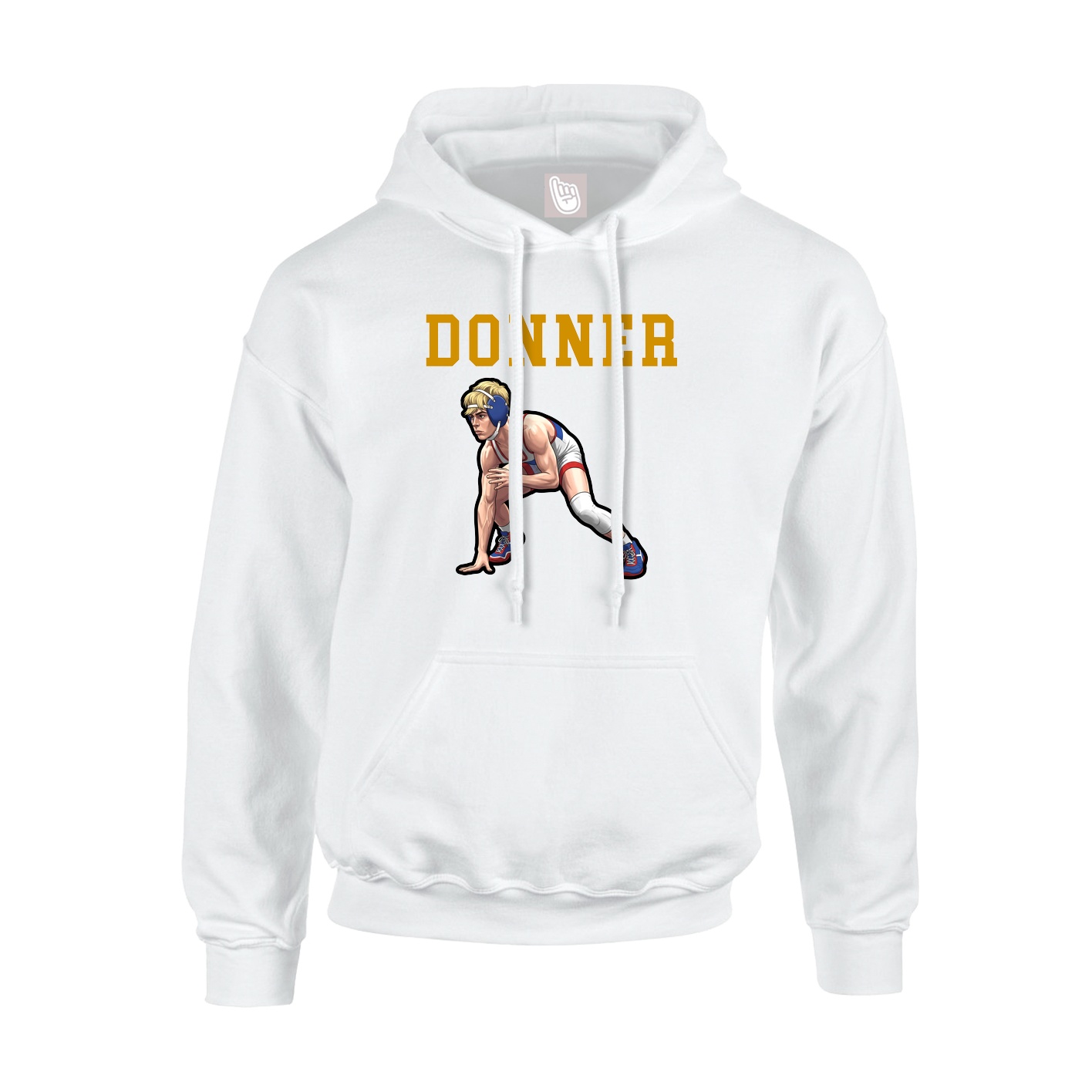 Hoodie — Shirsey in White