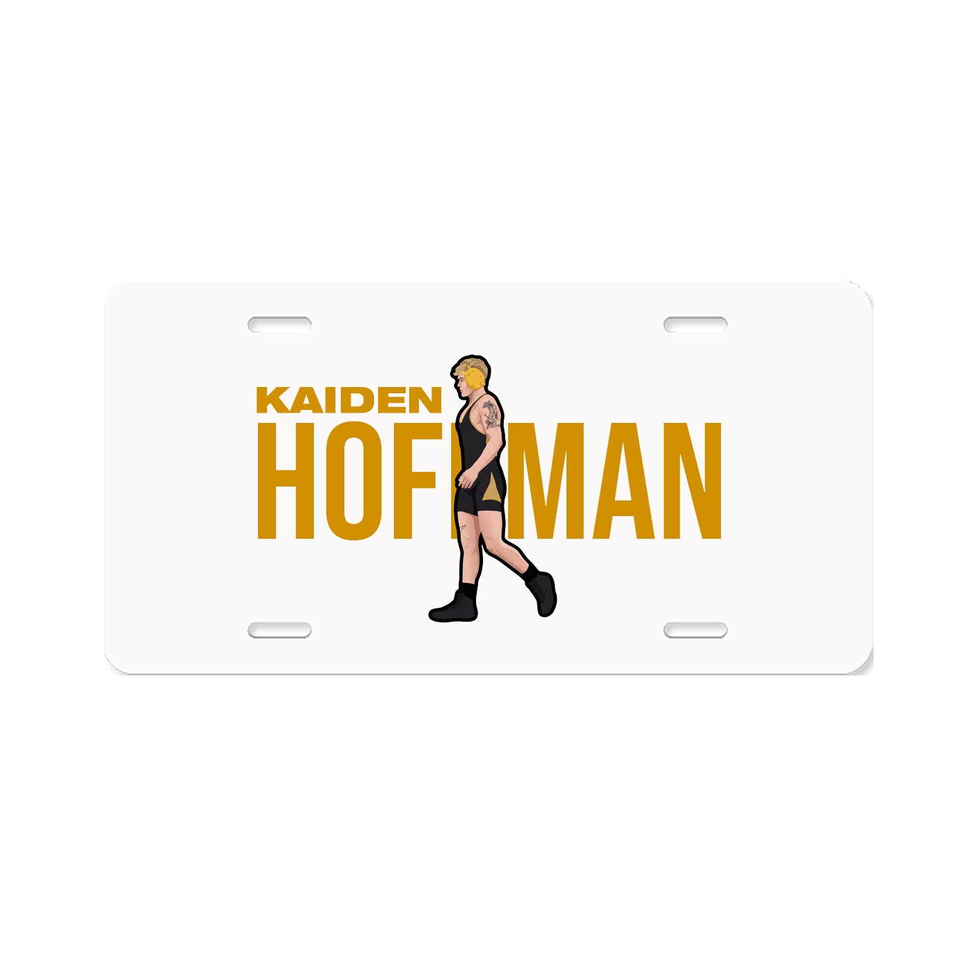 License Plate — Player Name in Classic