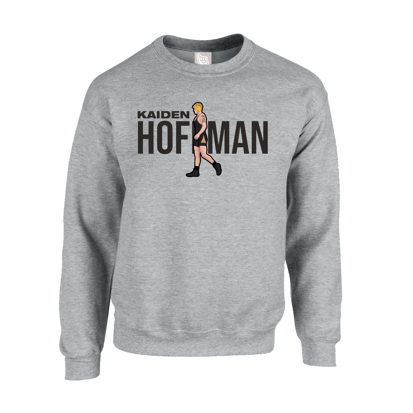 Fleece Crew — Player Name in Grey