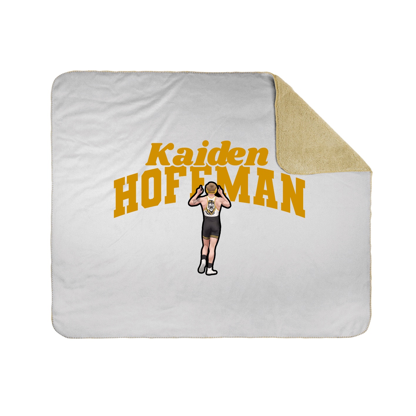 Throw Blanket — Signature Arch in White