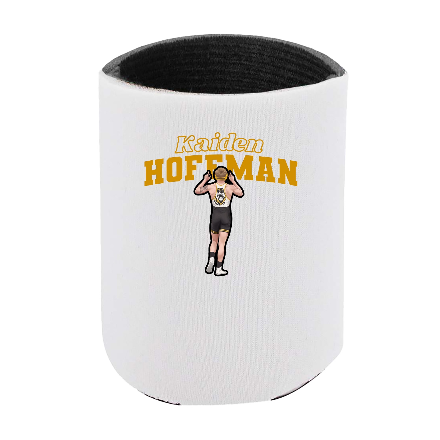 Can Holder — Name Arch in White