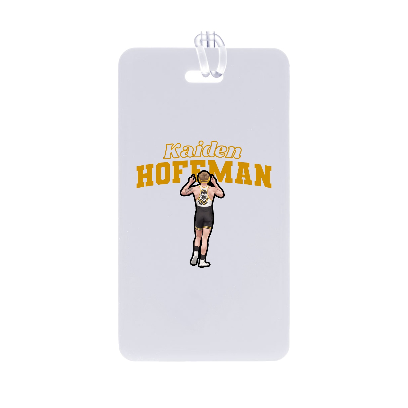 Bag Tag — Name Arch in Classic
