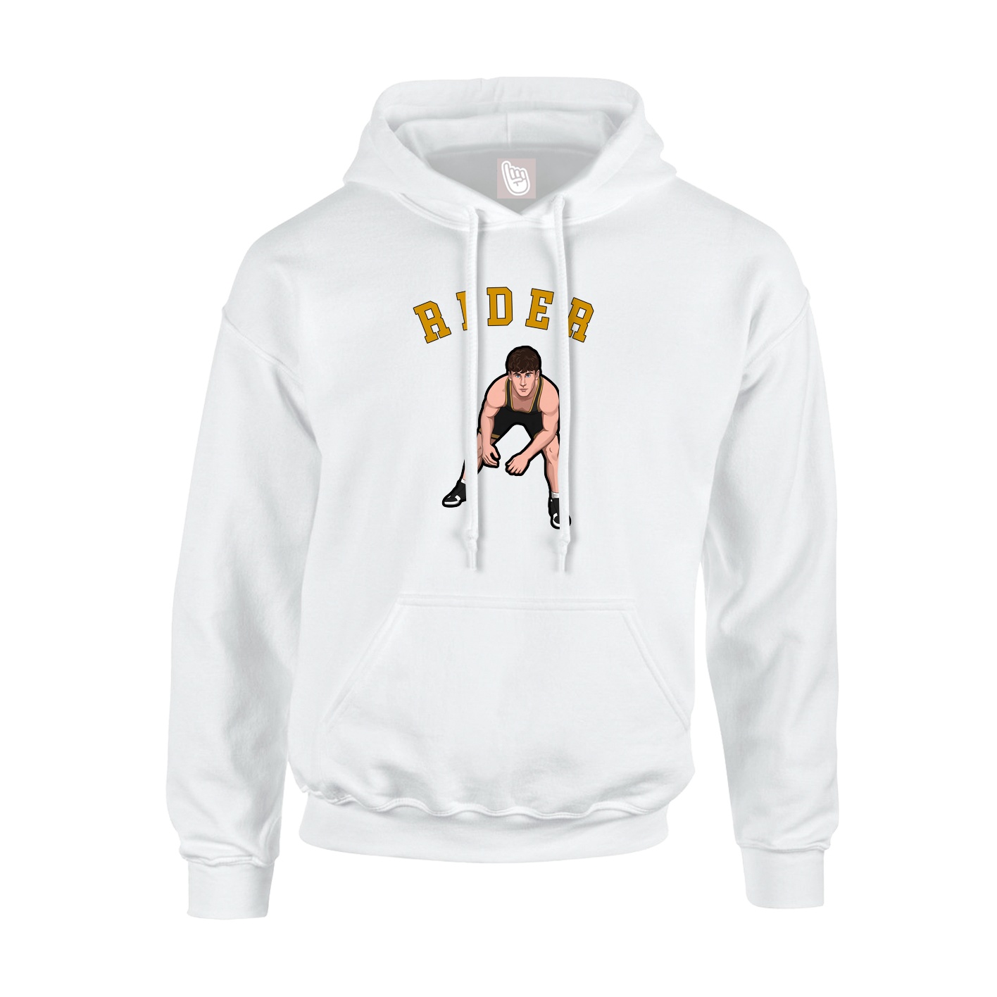 Hoodie — Shirsey Arch in White