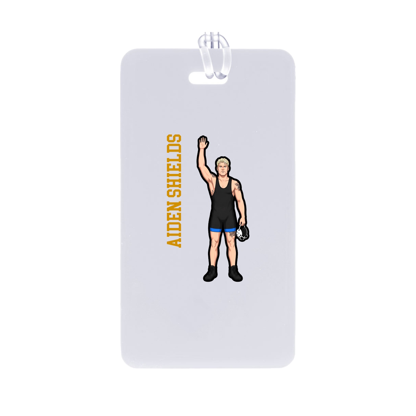 Bag Tag — Name Vertical in Classic
