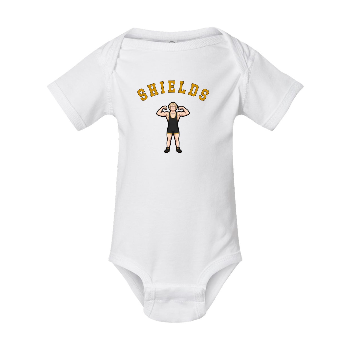 Baby Onesie — Shirsey Arch in White