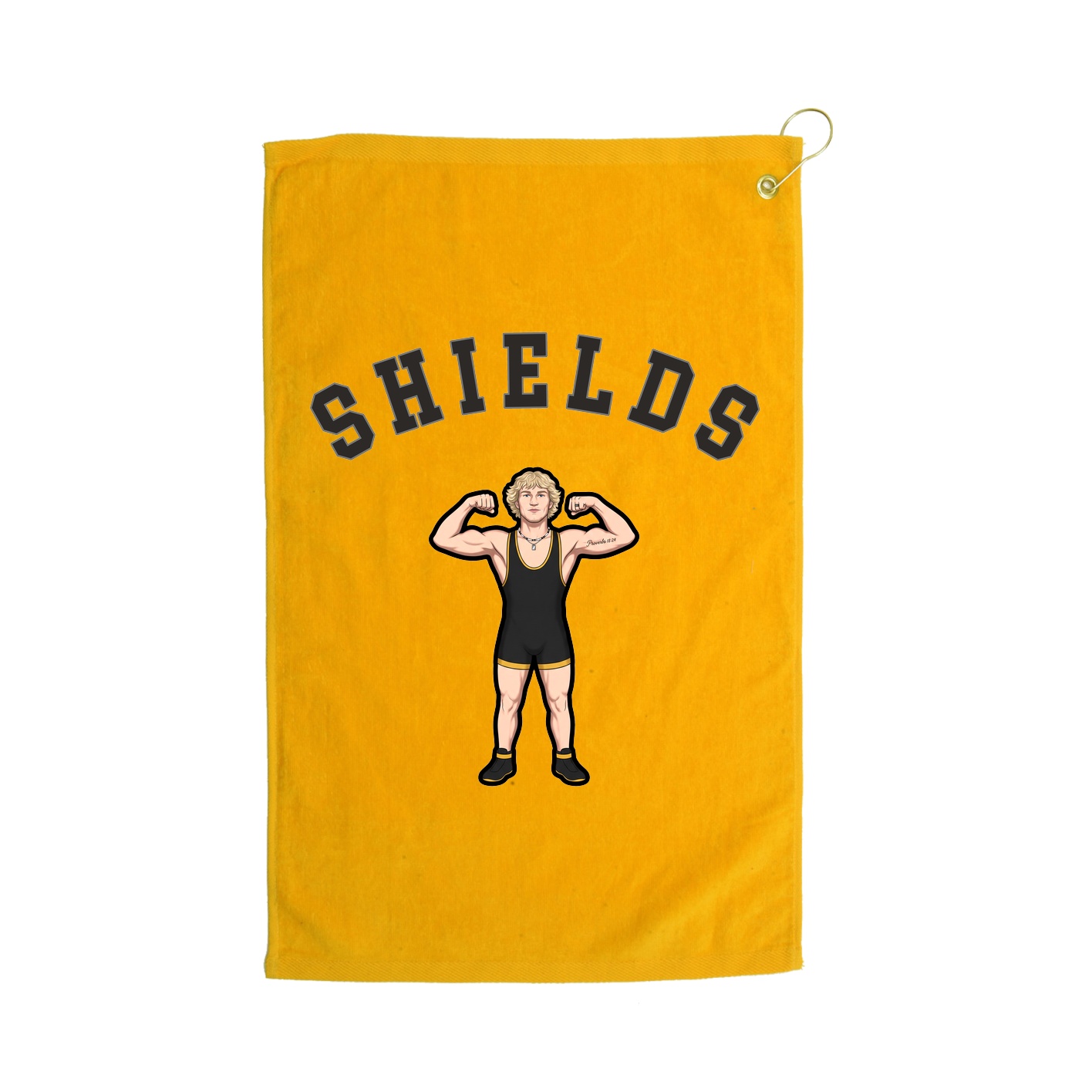 Golf Towel — Shirsey Arch in Gold