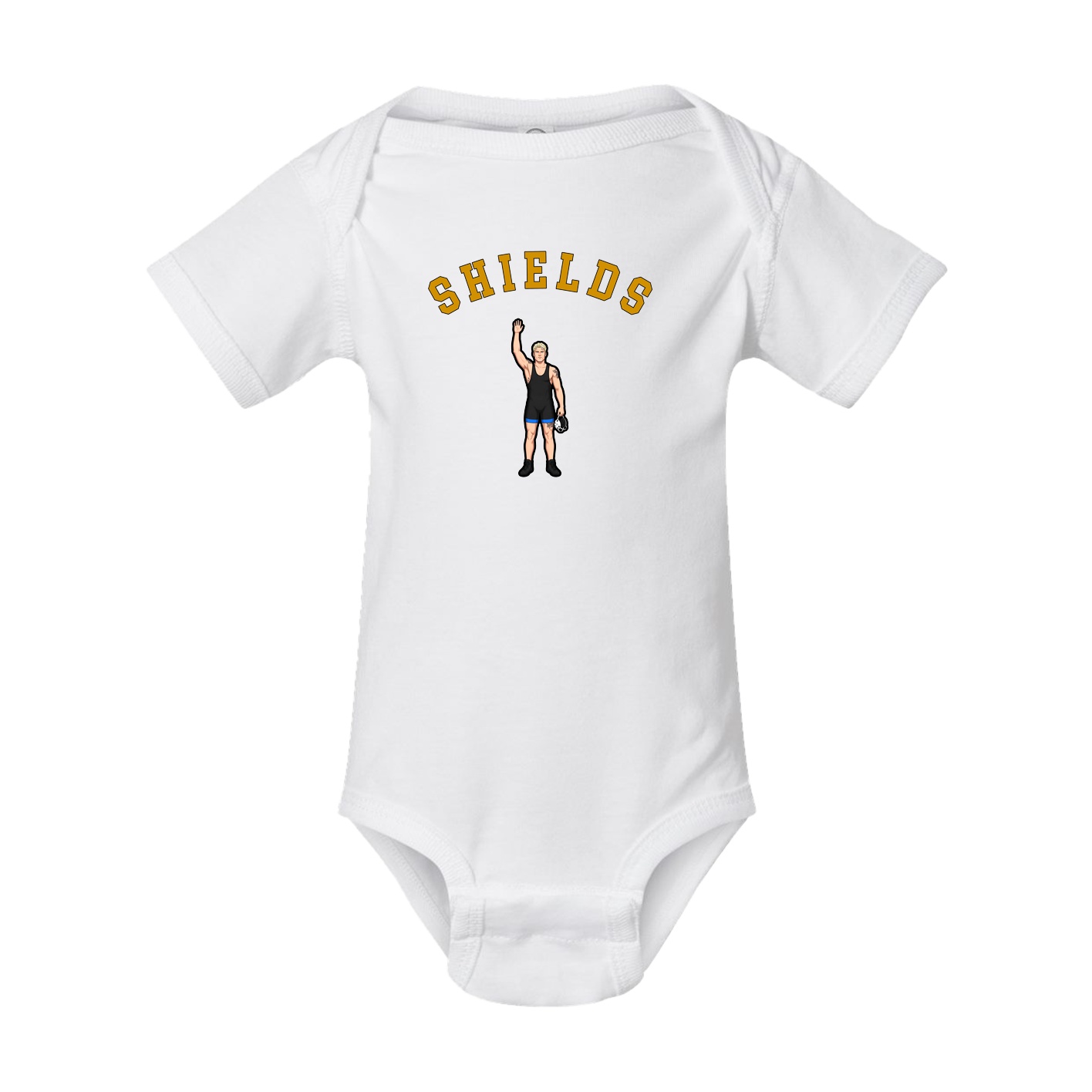 Baby Onesie — Shirsey Arch in White
