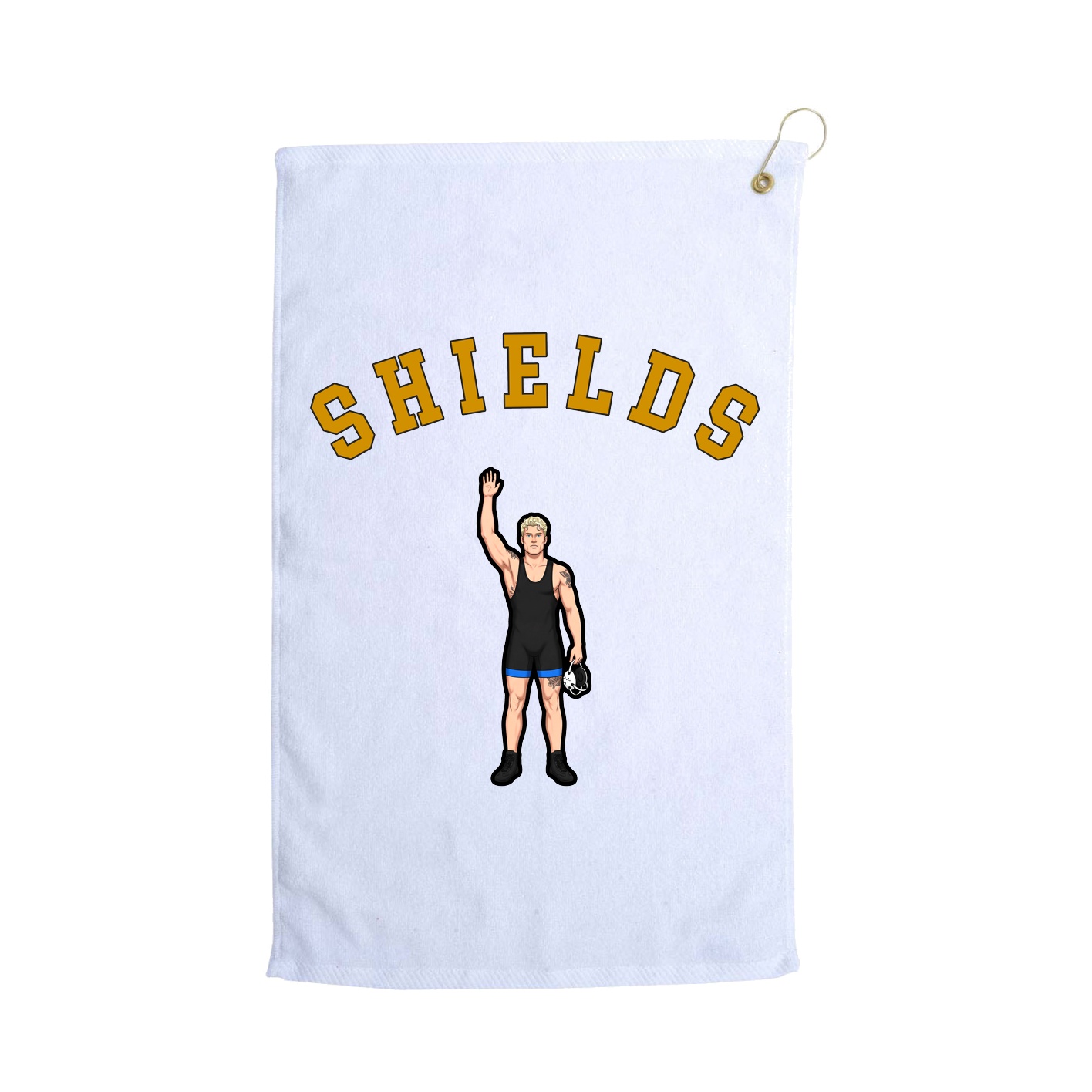 Golf Towel — Shirsey Arch in White
