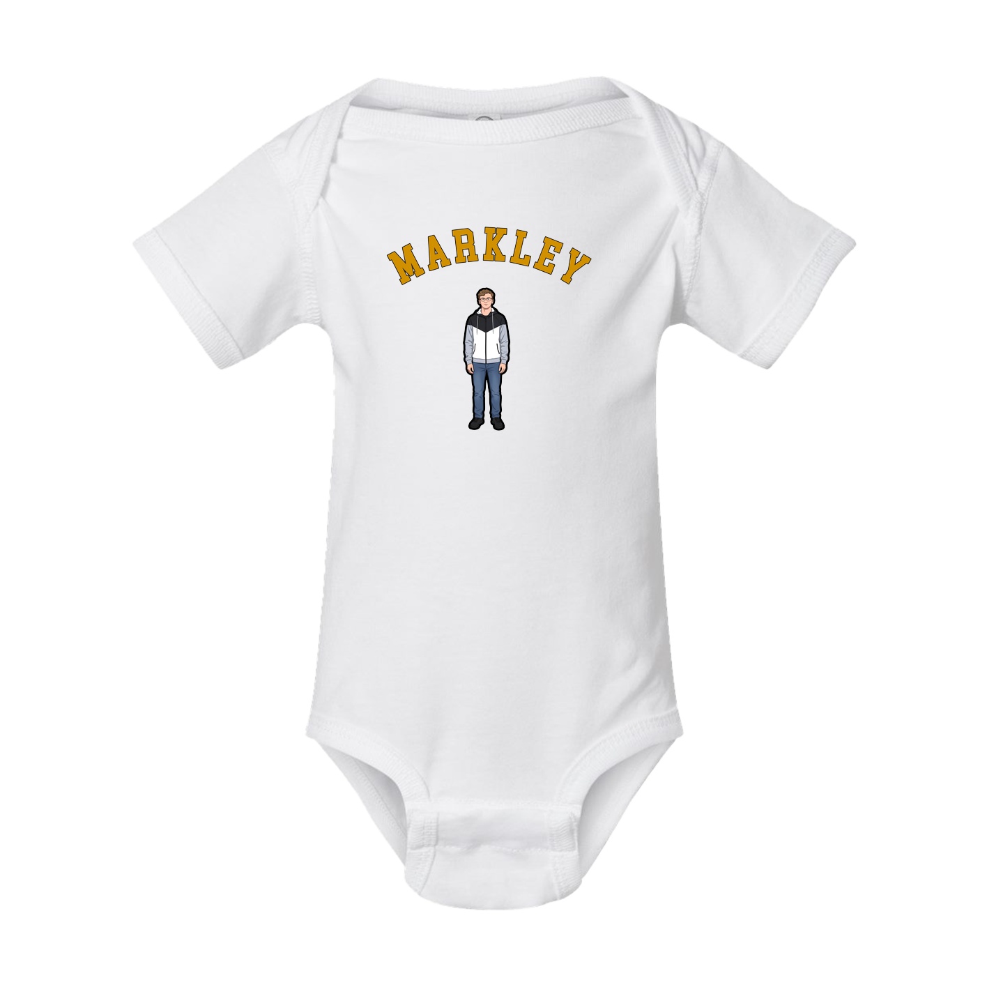 Baby Onesie — Shirsey Arch in White