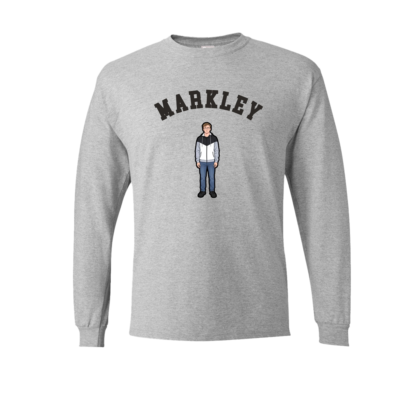 Long Sleeve Tee — Shirsey Arch in Grey